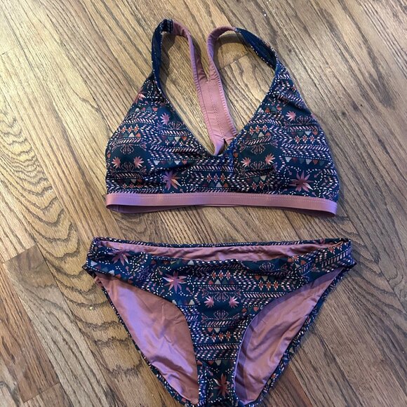 Patagonia Bikini Set (Navy Blue) Size XS - Picture 2 of 3